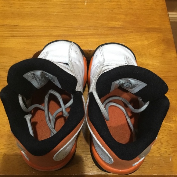 Nike Air Jordan 13 "Starfish" White Orange Retro TD Size 7C PS DJ3004-108 - Picture 7 of 7